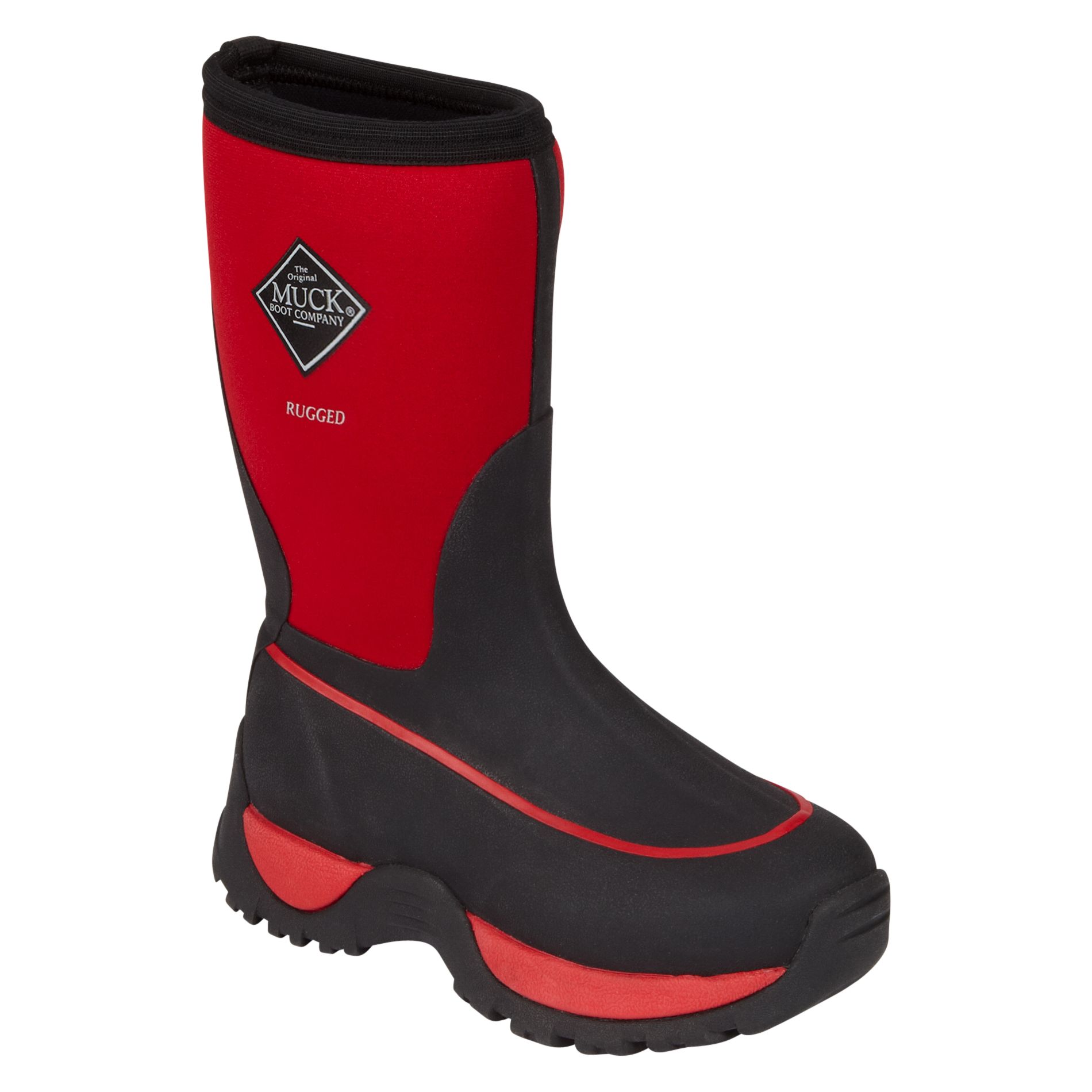 The Original Muck Boot Company Boy's Boot Rugged - Red