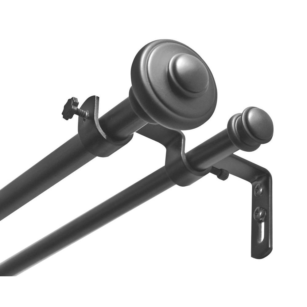 Simply Window Knob Double Rod Assembly