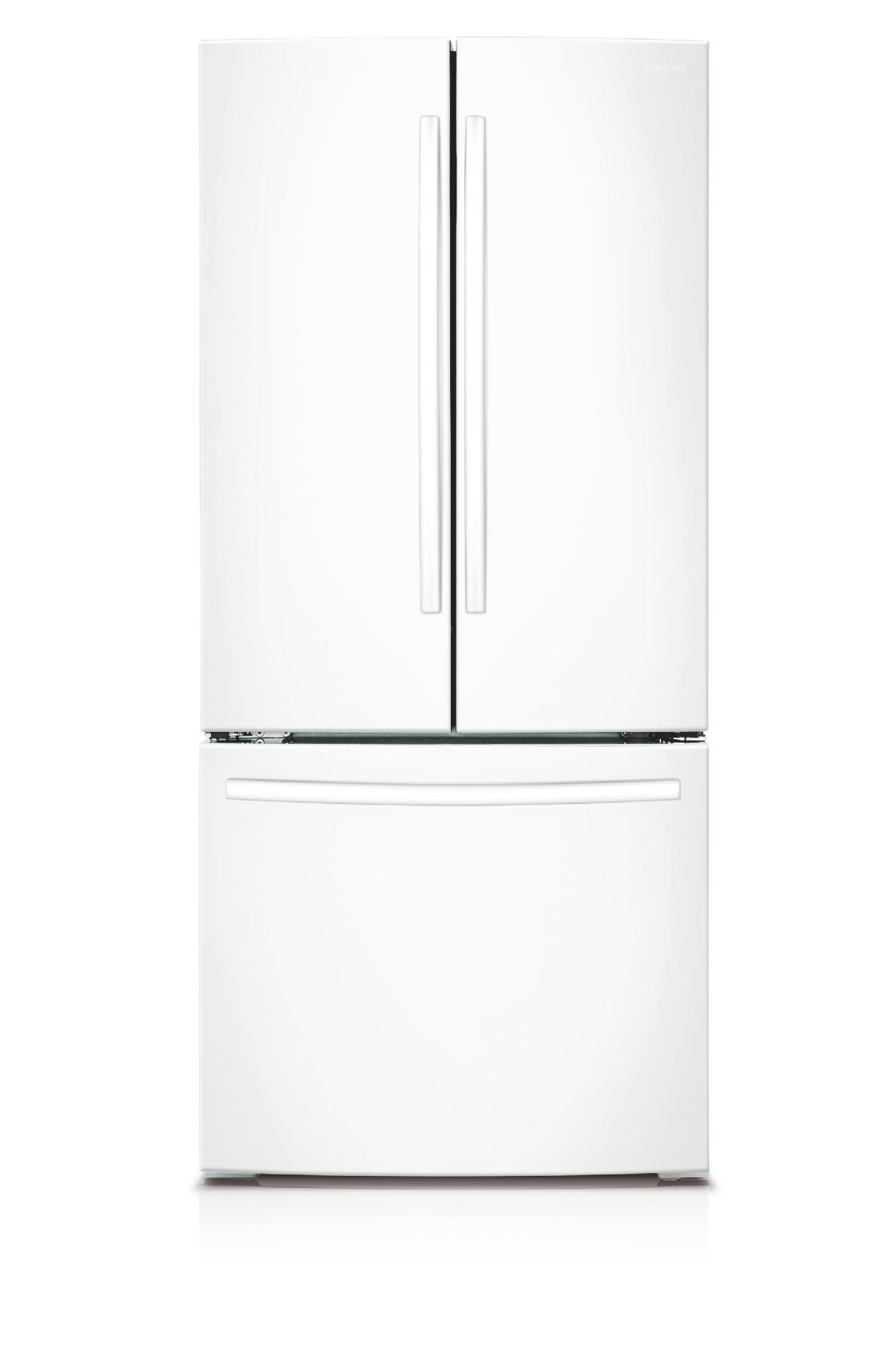 Samsung Rf220nctaww 22 Cu Ft French Door Refrigerator White