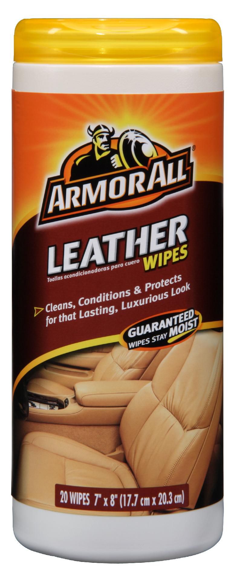 Armor All leather cleaning wipes 20ct.