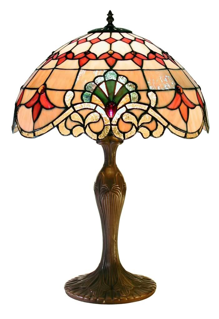 Warehouse of Tiffany Tiffany-style Baroque Table Lamp