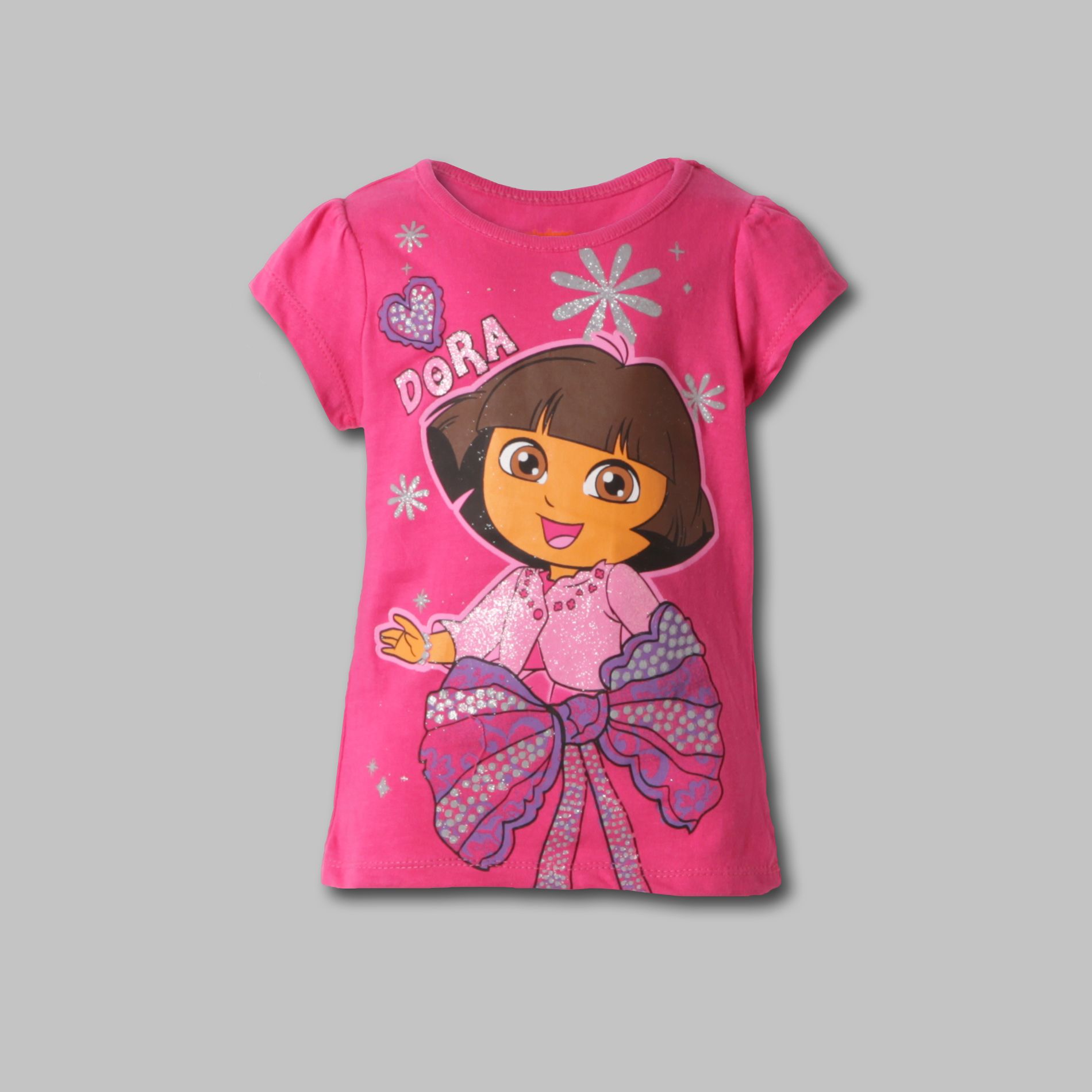 Nickelodeon Girl&#8217;s Graphic Tee Dora the Explorer Short Sleeve