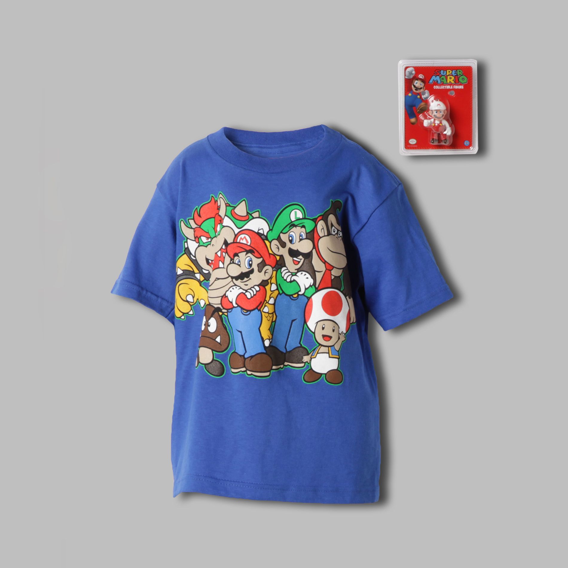 Nintendo Boy&#8217;s Graphic Tee Mario Short Sleeve