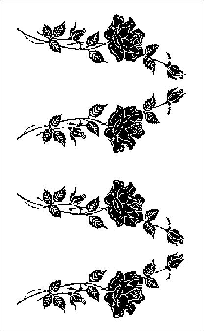 Rub 'n' Etch Glass Etching Stencils 5X8 1/Pkg-Butterflies