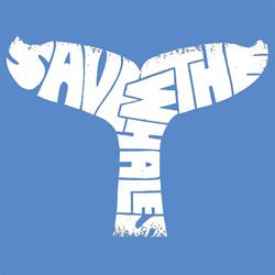 Los Angeles Pop Art Boy's Word Art T-Shirt - Save The Whales