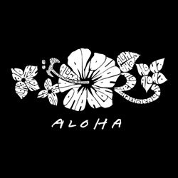 Los Angeles Pop Art Girl's Word Art T-Shirt - Aloha