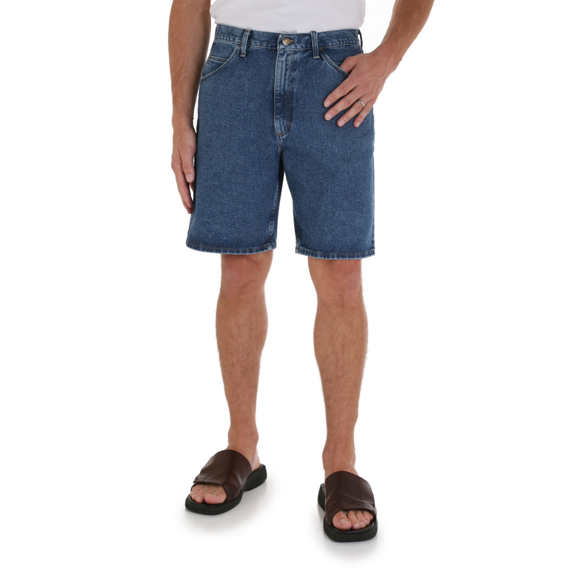 Wrangler Men&#8217;s Shorts Relaxed Fit 5 Pocket Denim
