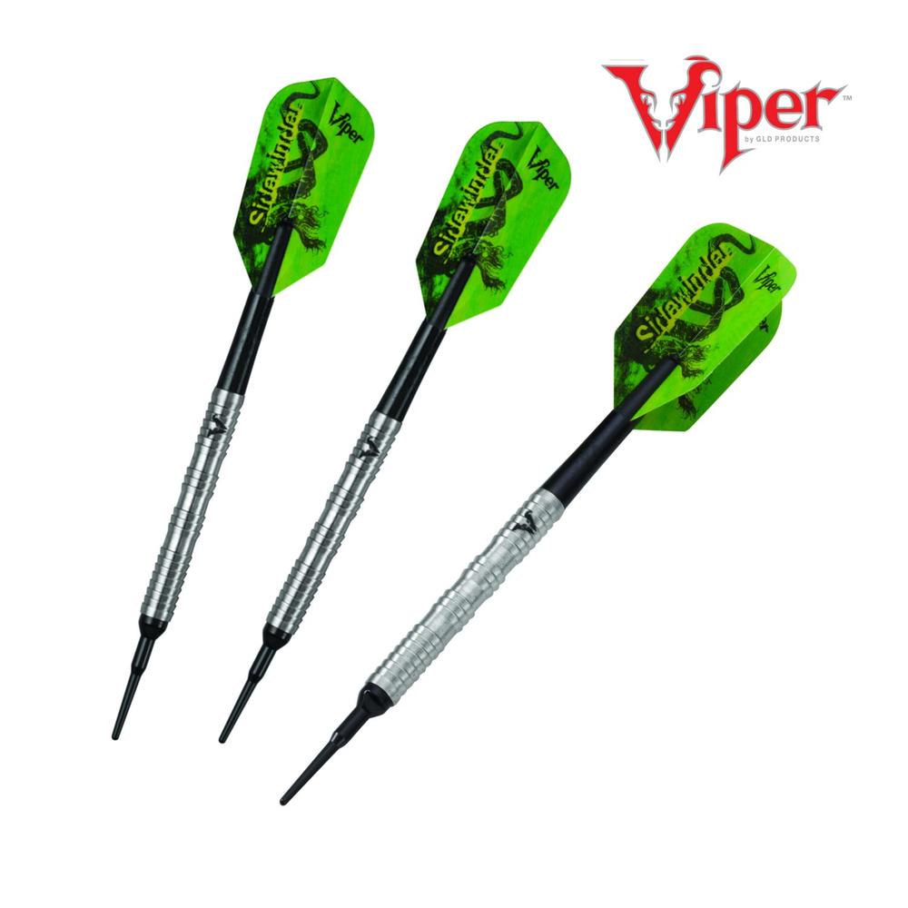 Viper SIDEWINDER 80% TUNGSTEN razor cut barrel SOFT TIP 18GM