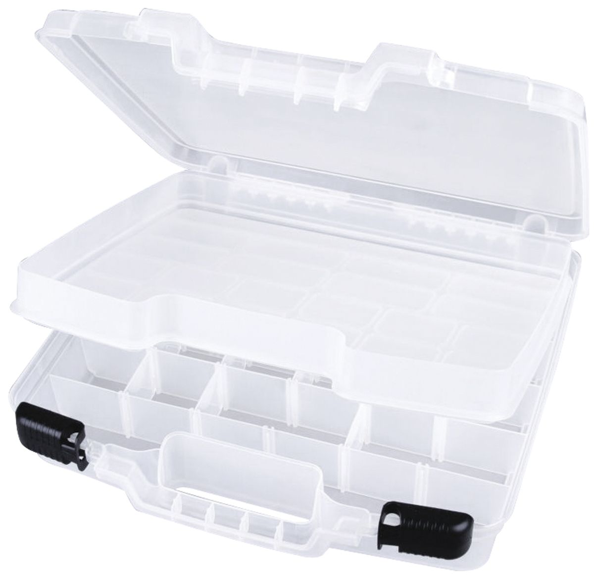 ArtBin Quick View Deep Base Carrying Case w/Lift-Out Tray-15"X3.25"X14.375" Translucent
