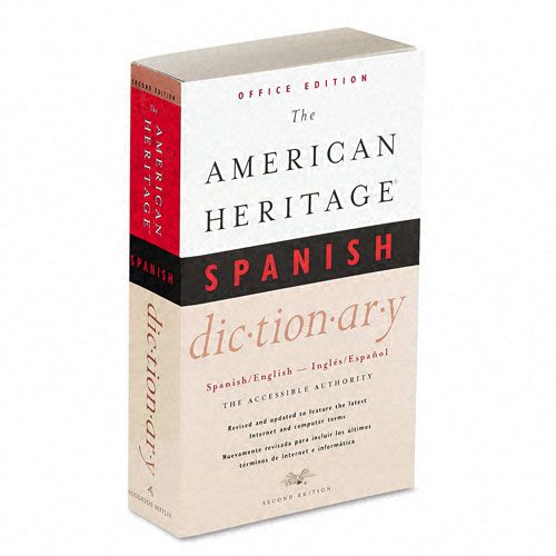 Houghton Mifflin HOUH21079 American Heritage Office Spanish Dictionary