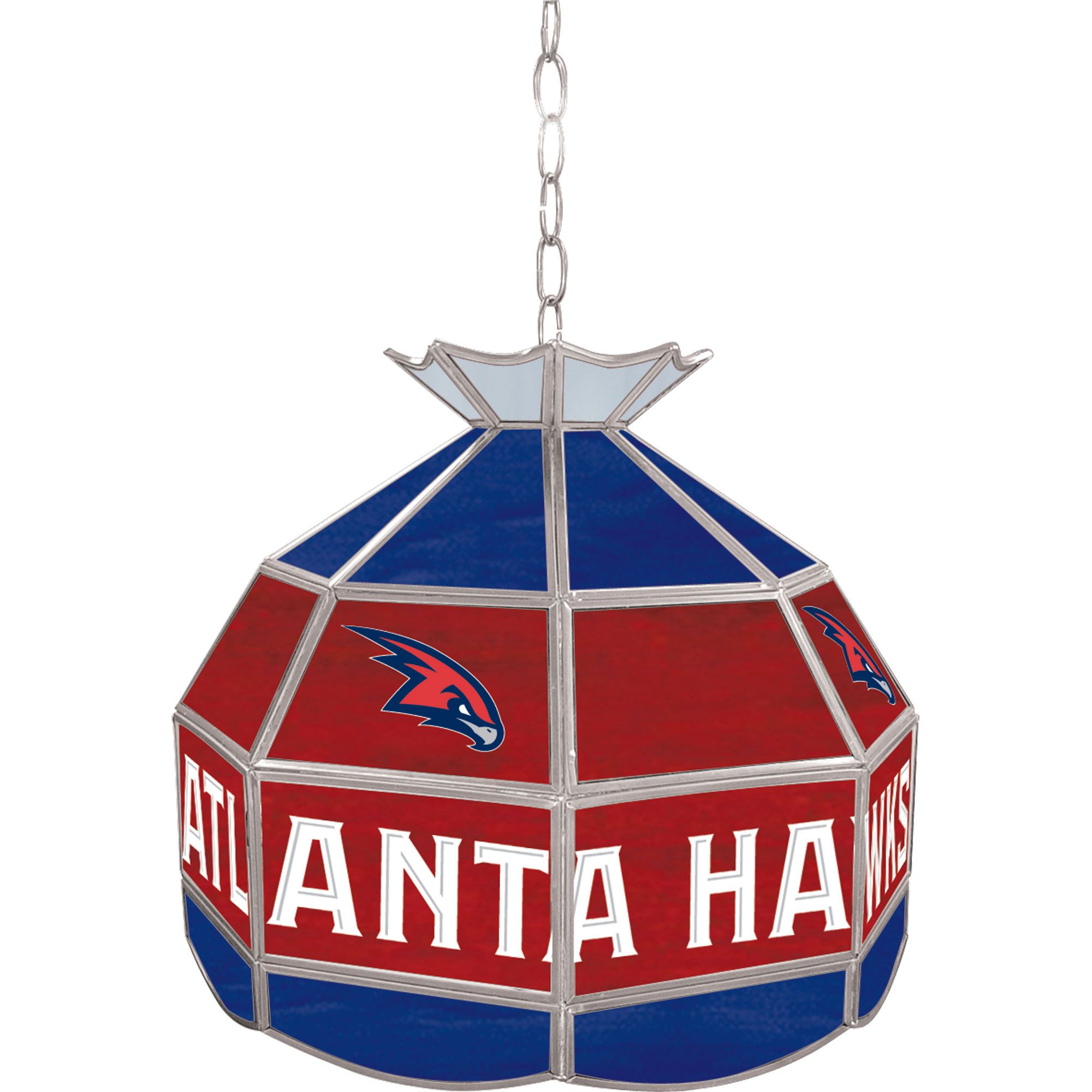 NBA(CANONICAL) Atlanta Hawks 16 inch Stained Glass Tiffany Style Lamp