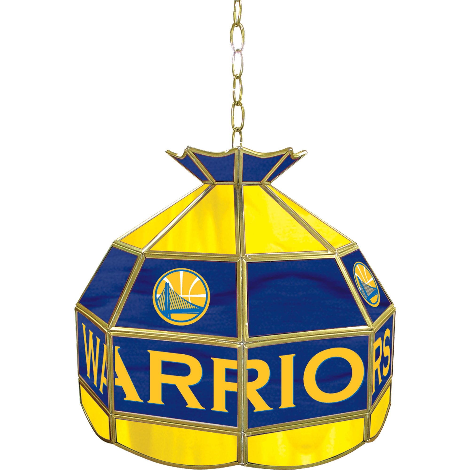 NBA(CANONICAL) Golden State Warriors 16 inch Stained Glass Tiffany Style Lamp