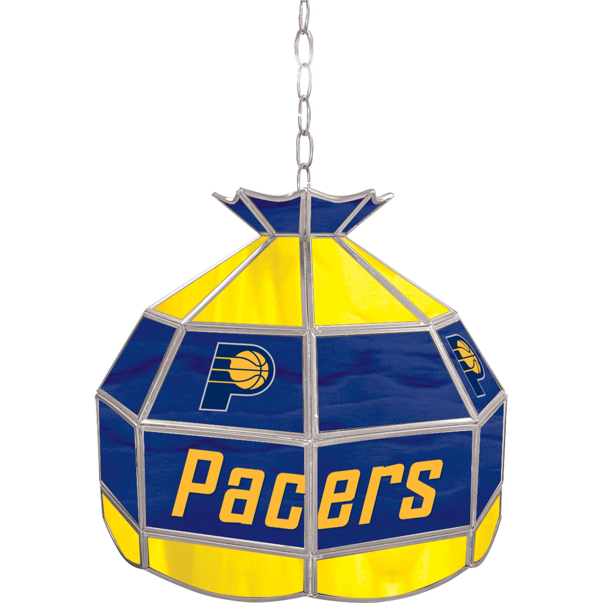 NBA(CANONICAL) Indiana Pacers 16 inch Stained Glass Tiffany Style Lamp