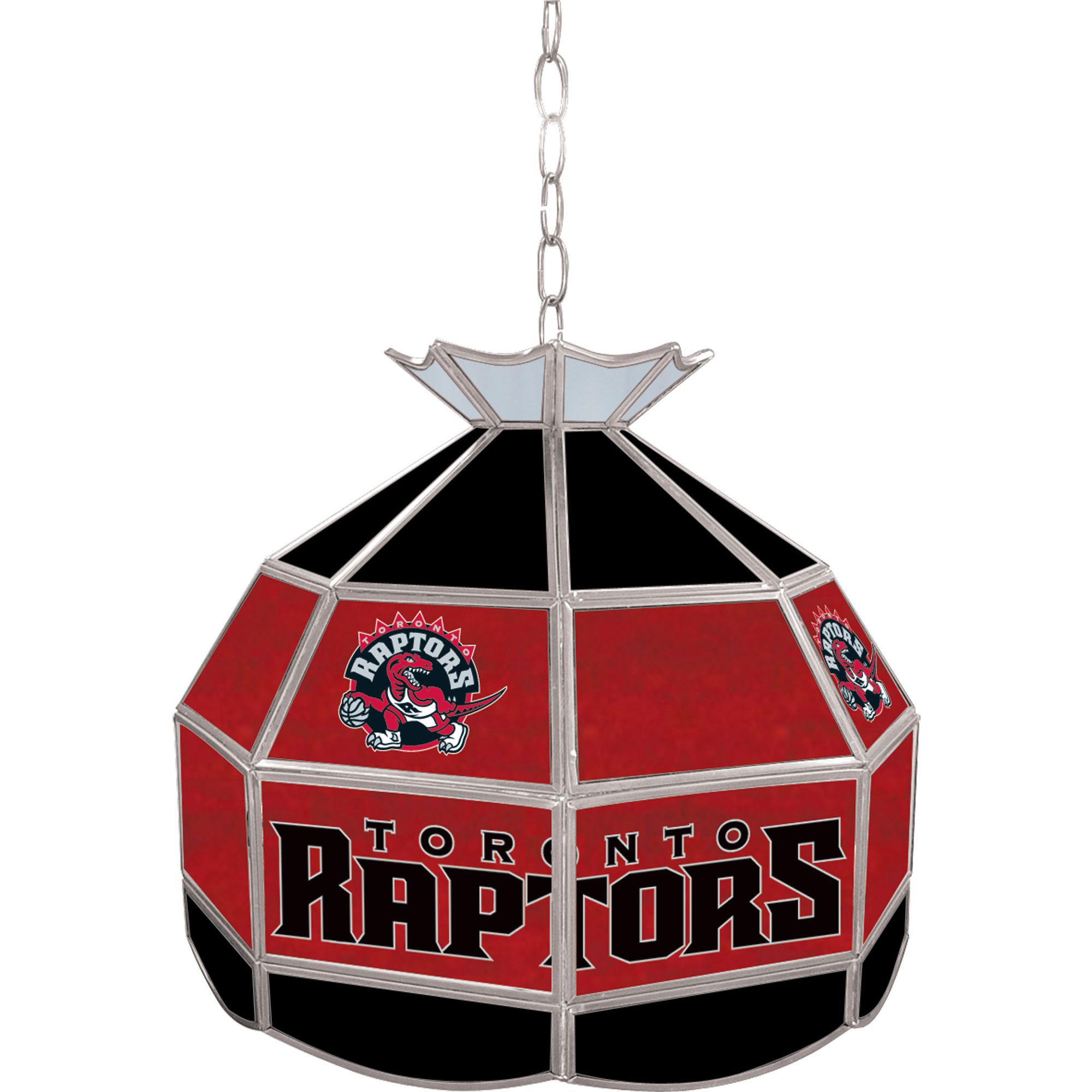 NBA(CANONICAL) Toronto Raptors 16 inch Stained Glass Tiffany Style Lamp