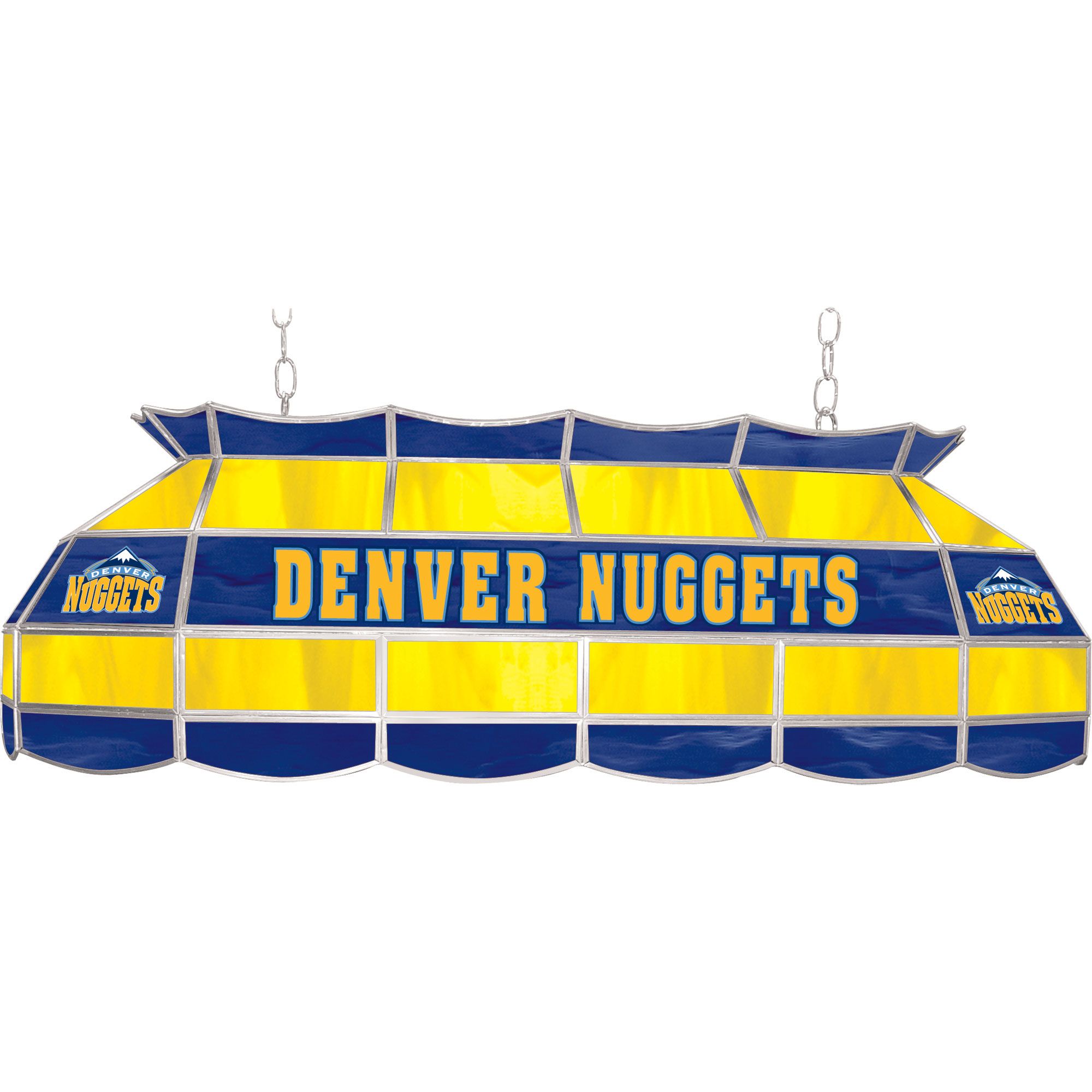 NBA(CANONICAL) Denver Nuggets 40 inch Stained Glass Tiffany Style Lamp
