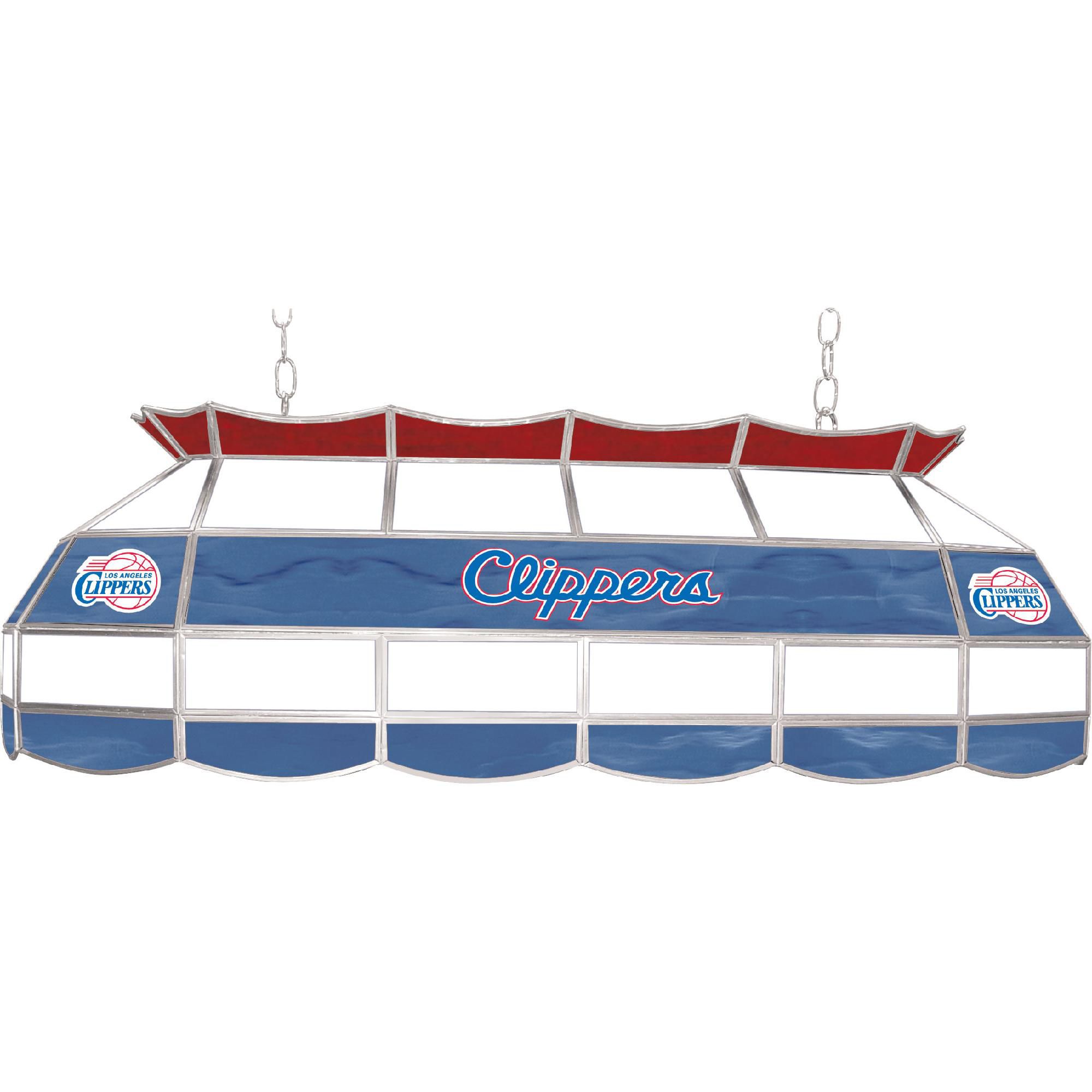 NBA(CANONICAL) Los Angeles Clippers 40 inch Stained Glass Tiffany Style Lamp