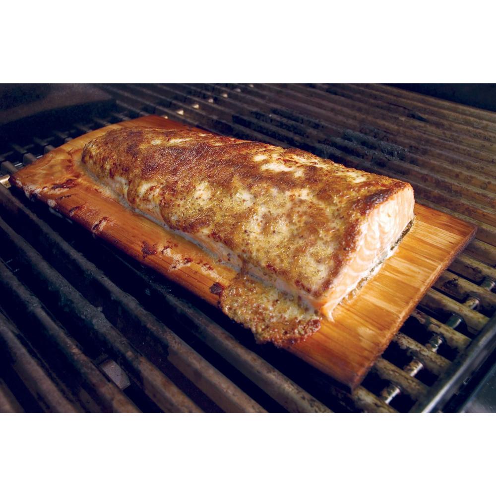 Steven Raichlen Cedar Two-Plank Salmon Set with Spices
