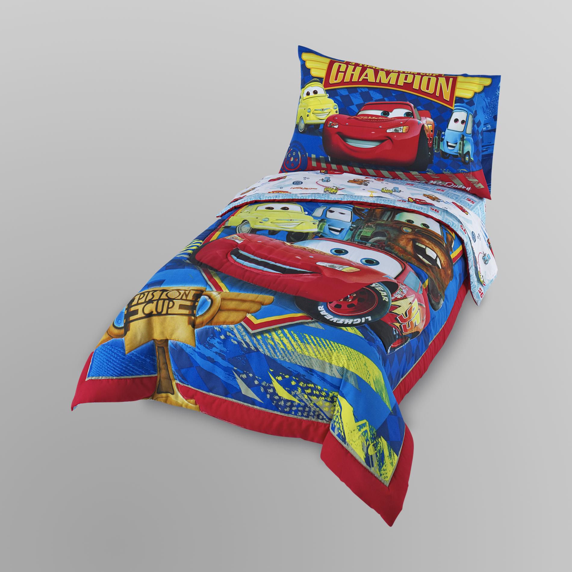 Disney 4 Pc Toddler Boy S Bed Set Cars