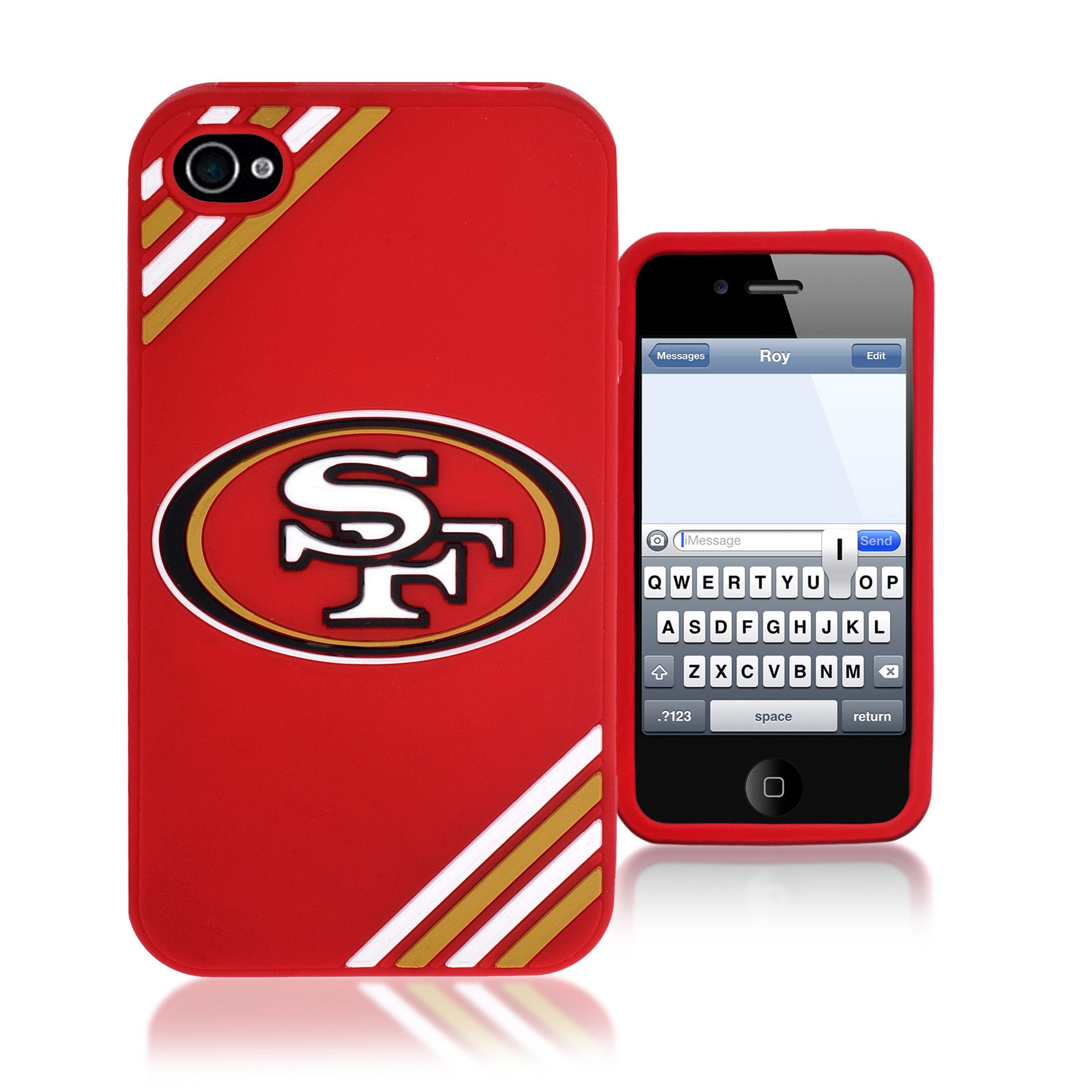 Forever Collectibles  San Francisco 49ers Soft iPhone 4/4S Case