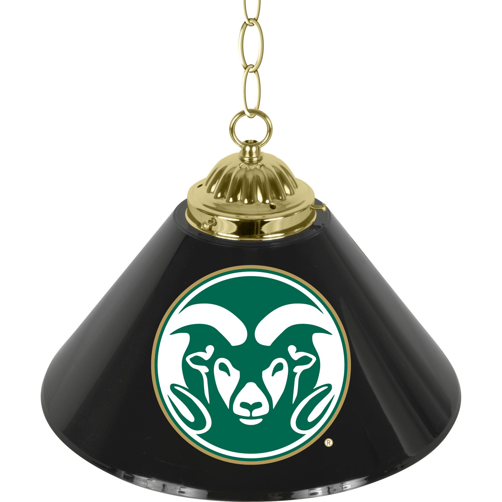 Trademark Global Colorado State University Single Shade Bar Lamp - 14 inch