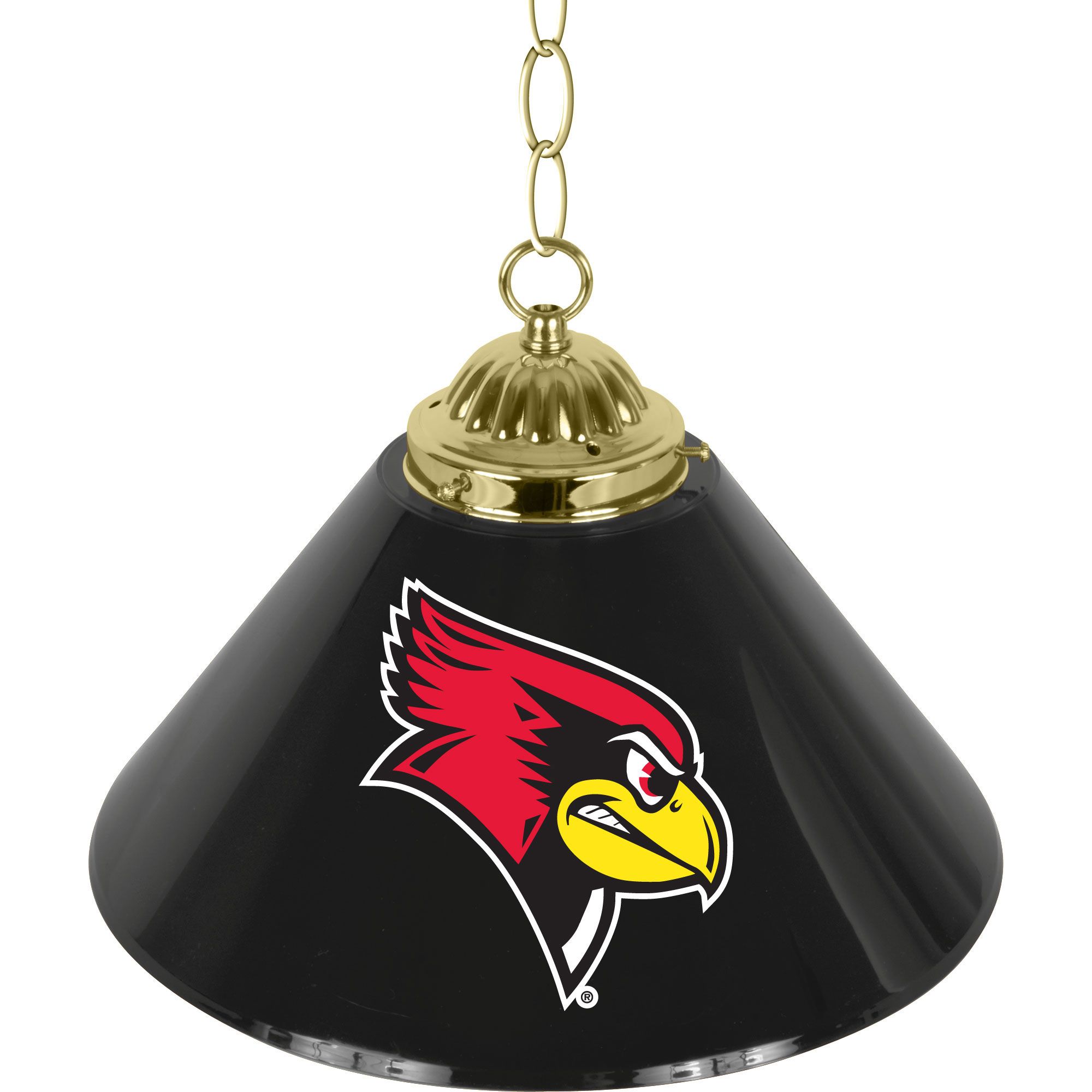 Trademark Global Illinois State University Single Shade Bar Lamp - 14 inch