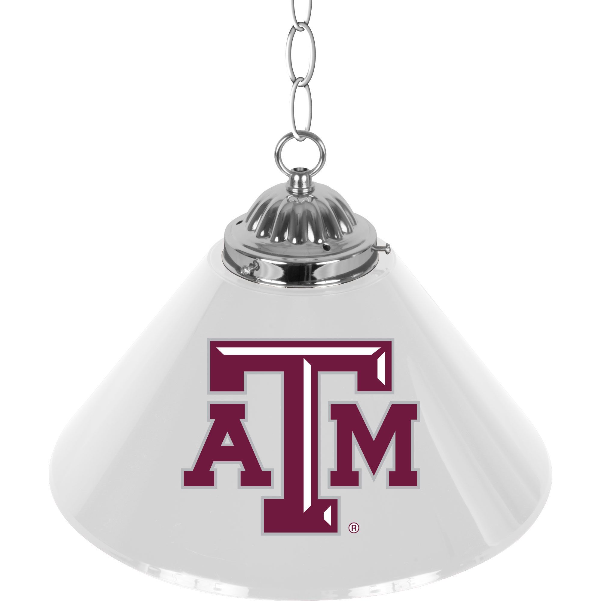 Trademark Global Texas A&M University Single Shade Bar Lamp - 14 inch