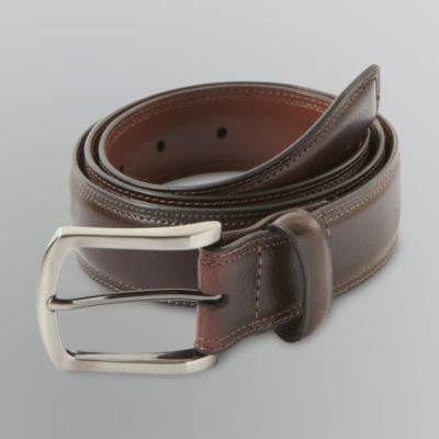 David Taylor Collection Men's Fitted Leather Belt