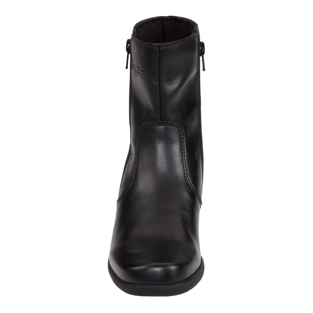 Martino Women's Lindsay Waterproof Leather Winter/Weather Boot - Black