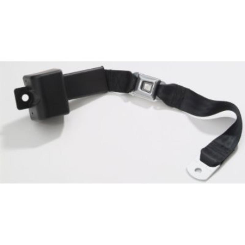 Beams Retractable 2 Point Star Burst Lap Belt With 20 Inch Buckle Side Strap