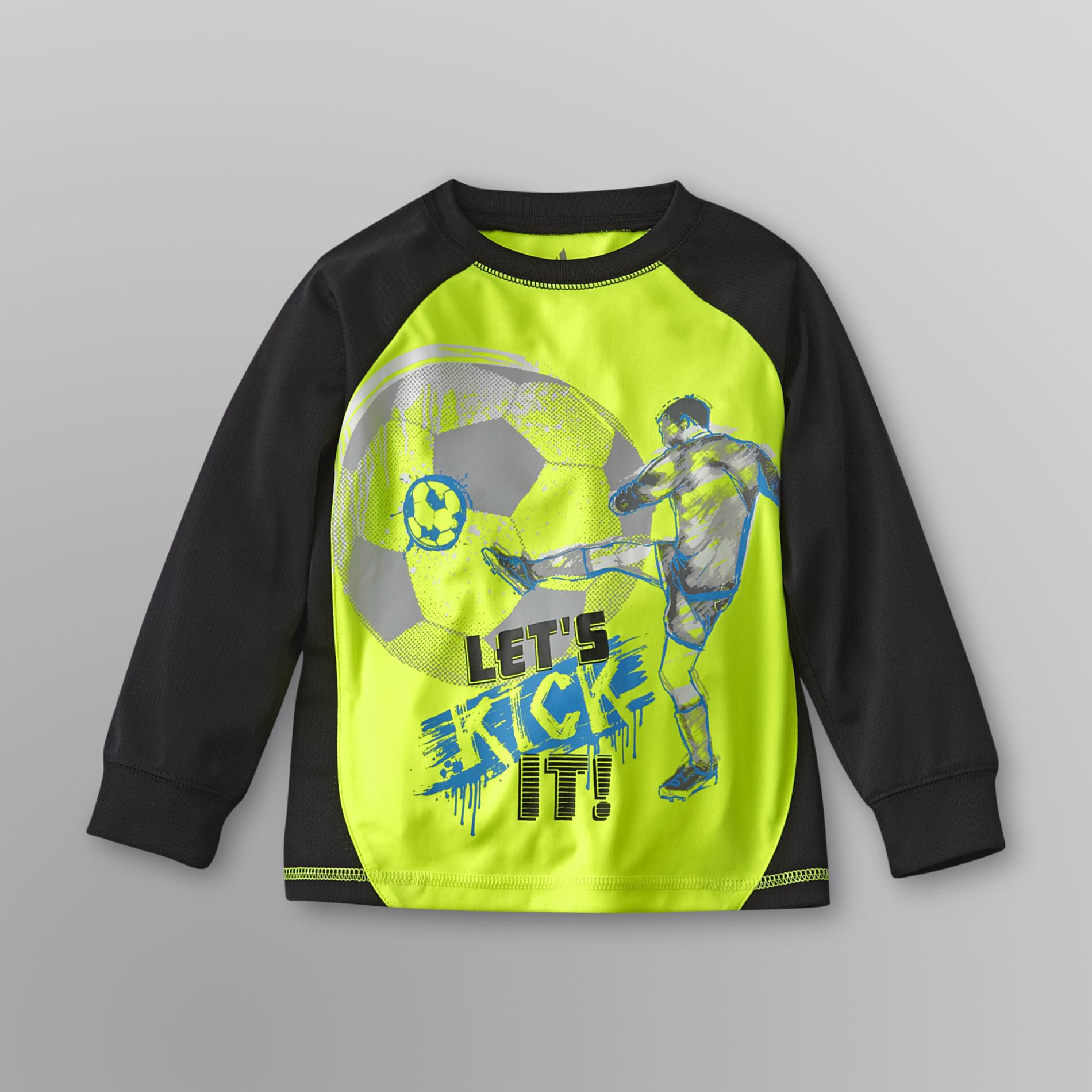 Athletech Toddler Boy's Mesh Graphic T-Shirt - Soccer