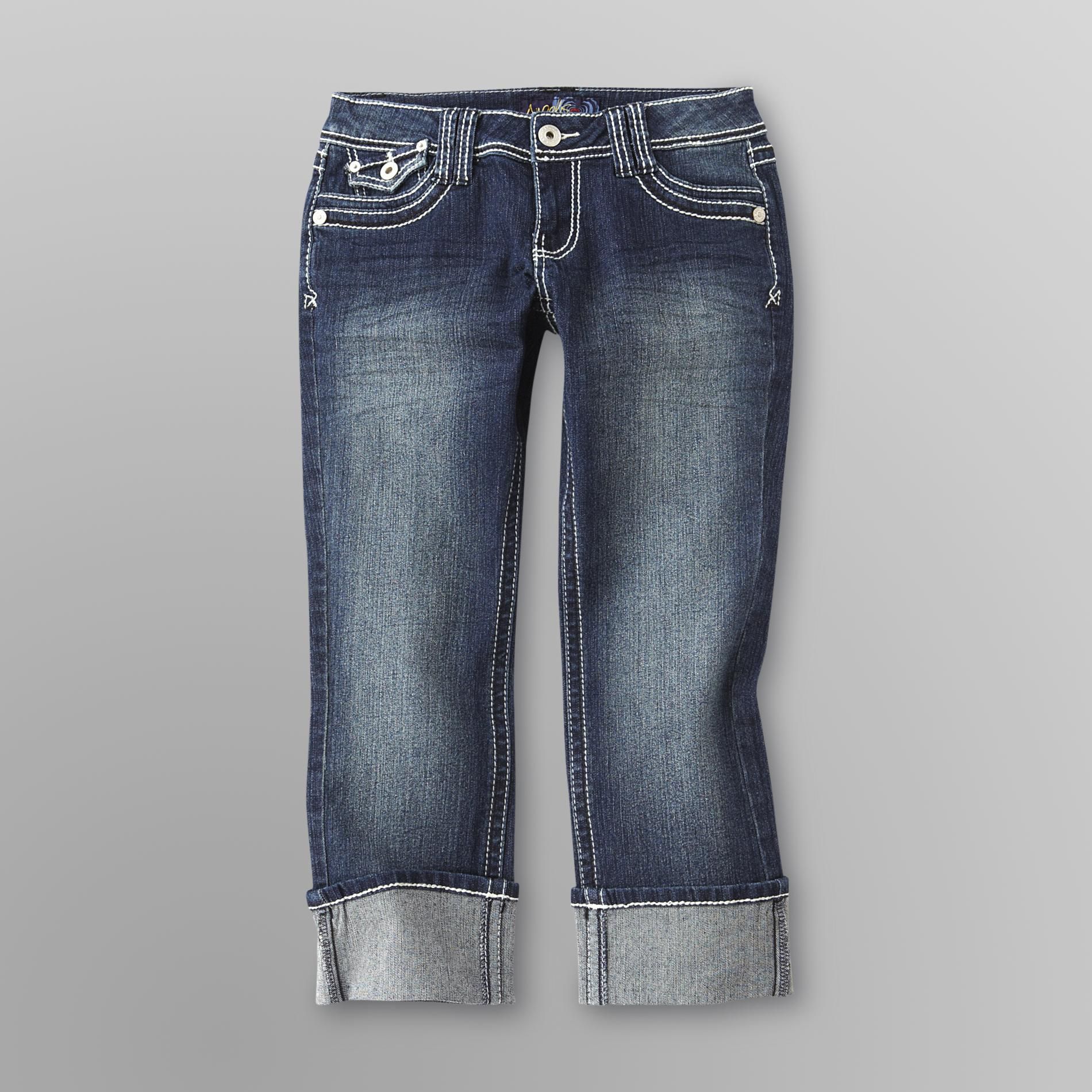 Angels Junior's Capri Jeans Jewels & Rhinestones