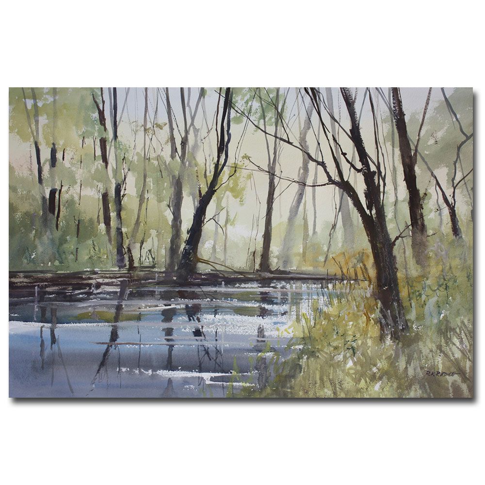 Trademark Global Ryan Radke 'Pine River Reflections' Canvas Art