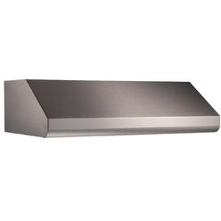 Broan Elite E6430SS 30"" Pro-Style Under-Cabinet Canopy Range Hood with Internal Blower  Variable Speed Control  Heat Sentry and Dishw