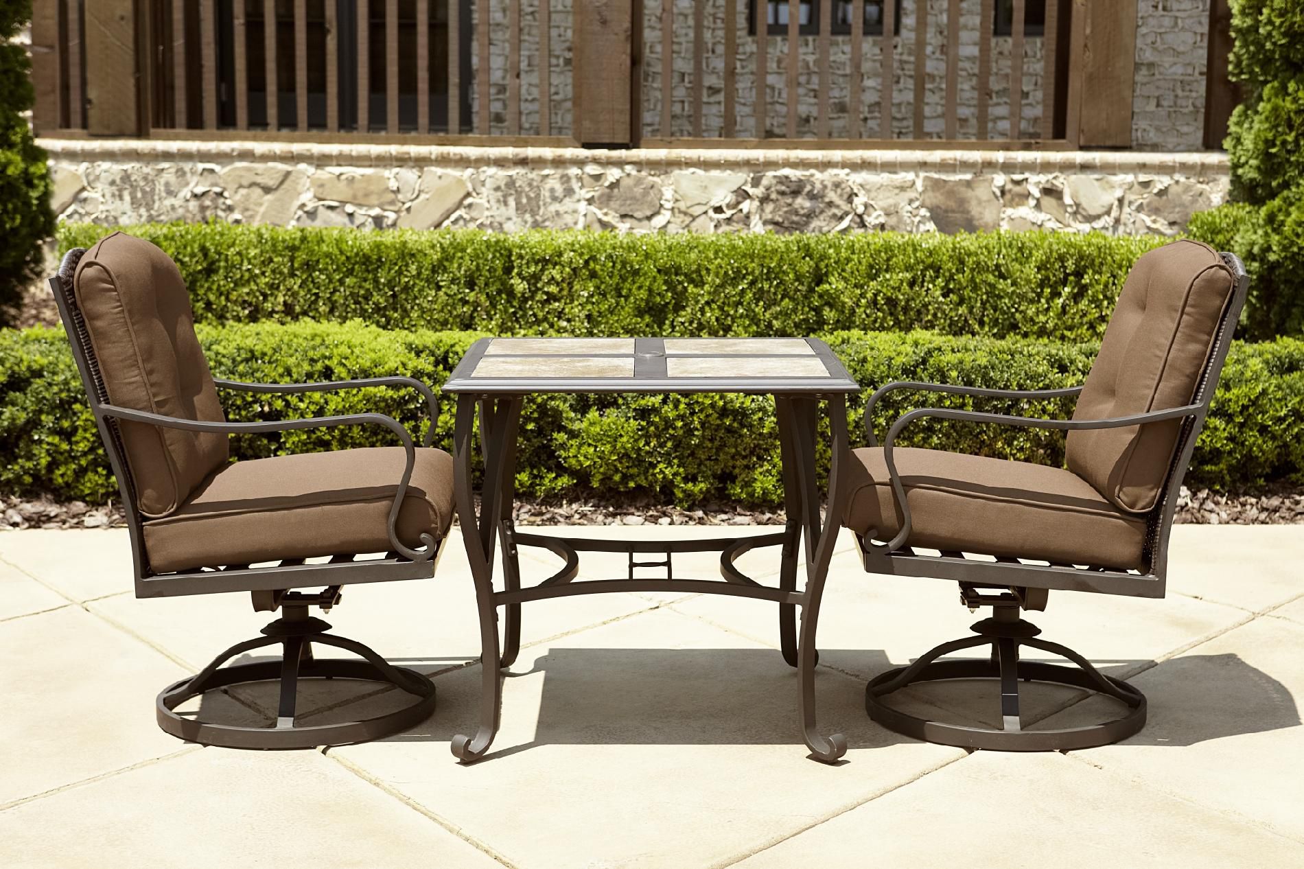 La Z Boy Outdoor Ddyl Bistro Dylan 3pc Bistro Set American Freight Sears Outlet