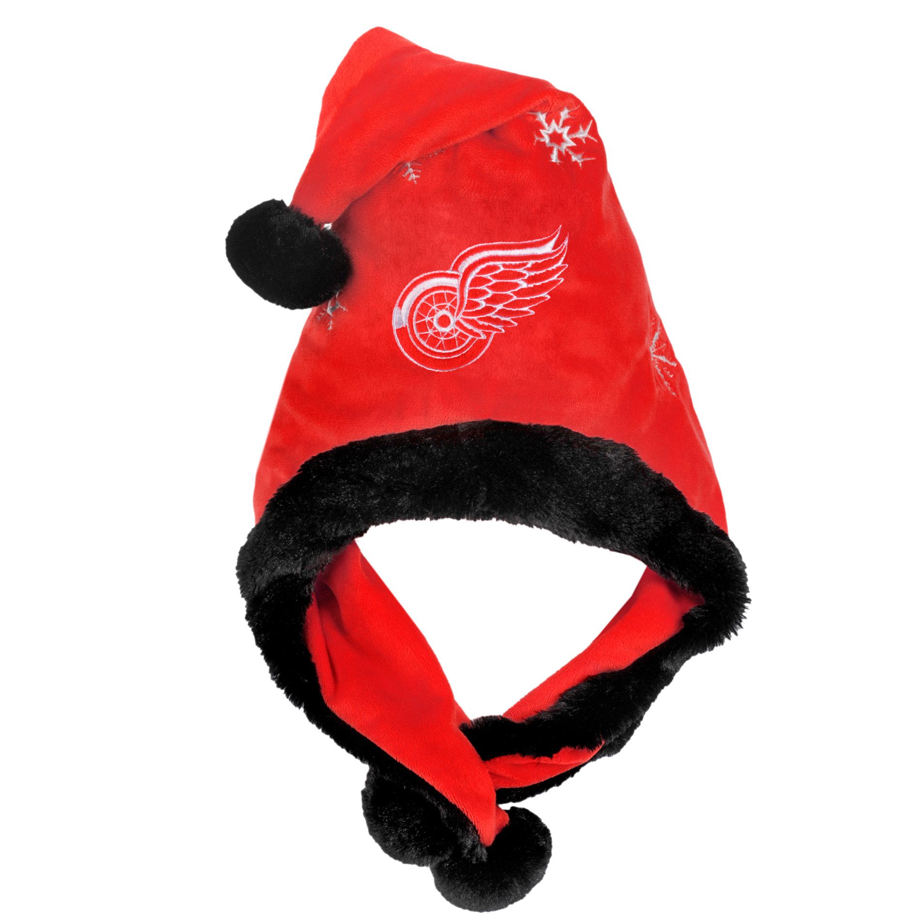 Forever Collectibles Detroit Red Wings Thematic Santa Hat