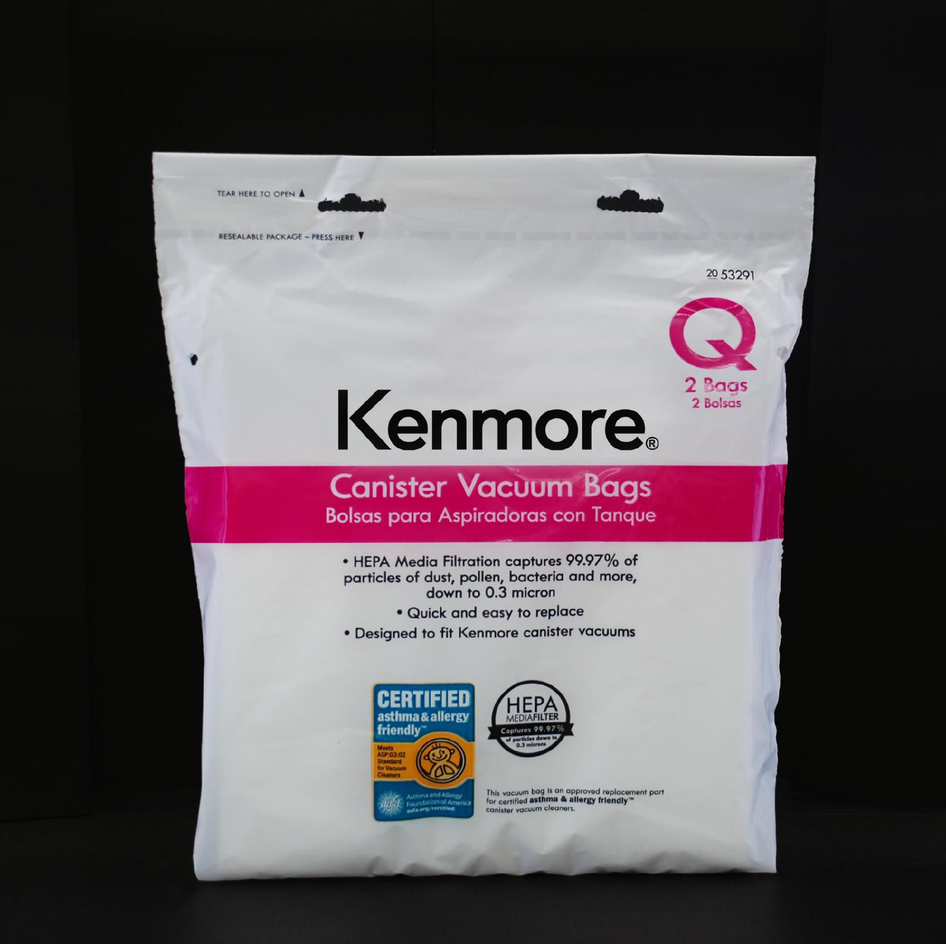 9 Vacuum Bags /& 1 HEPA Filter for Kenmore 11635923500