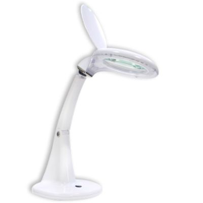 Zadro Bright LED lighted dual magnification desk lamp