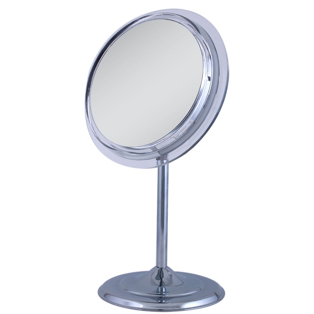 Zadro Single sided surround light pedestal vanity mirror 7X magnification