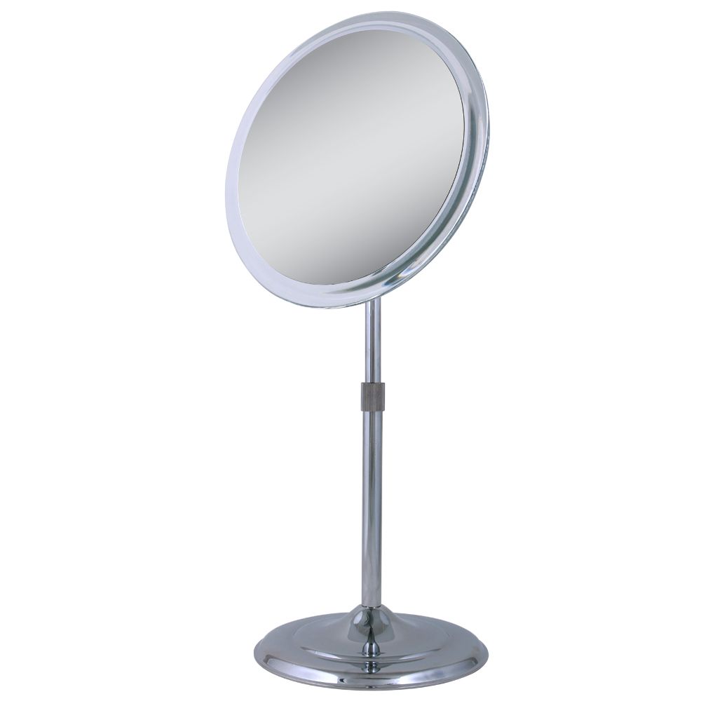 Zadro Single sided pedestal swivel vanity mirror 5X magnification