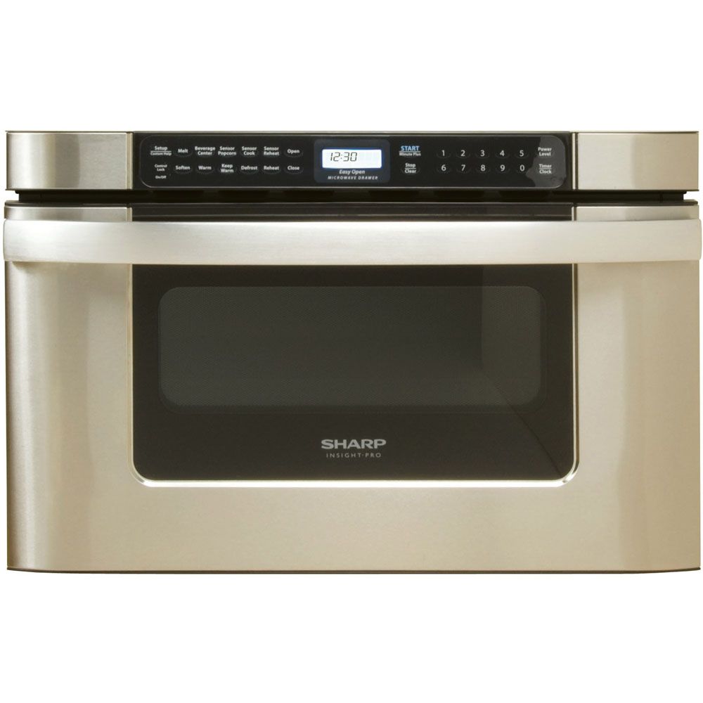 Sharp 24" 1000W Insight Pro Stainless Steel Microwave Drawer Oven—Sears