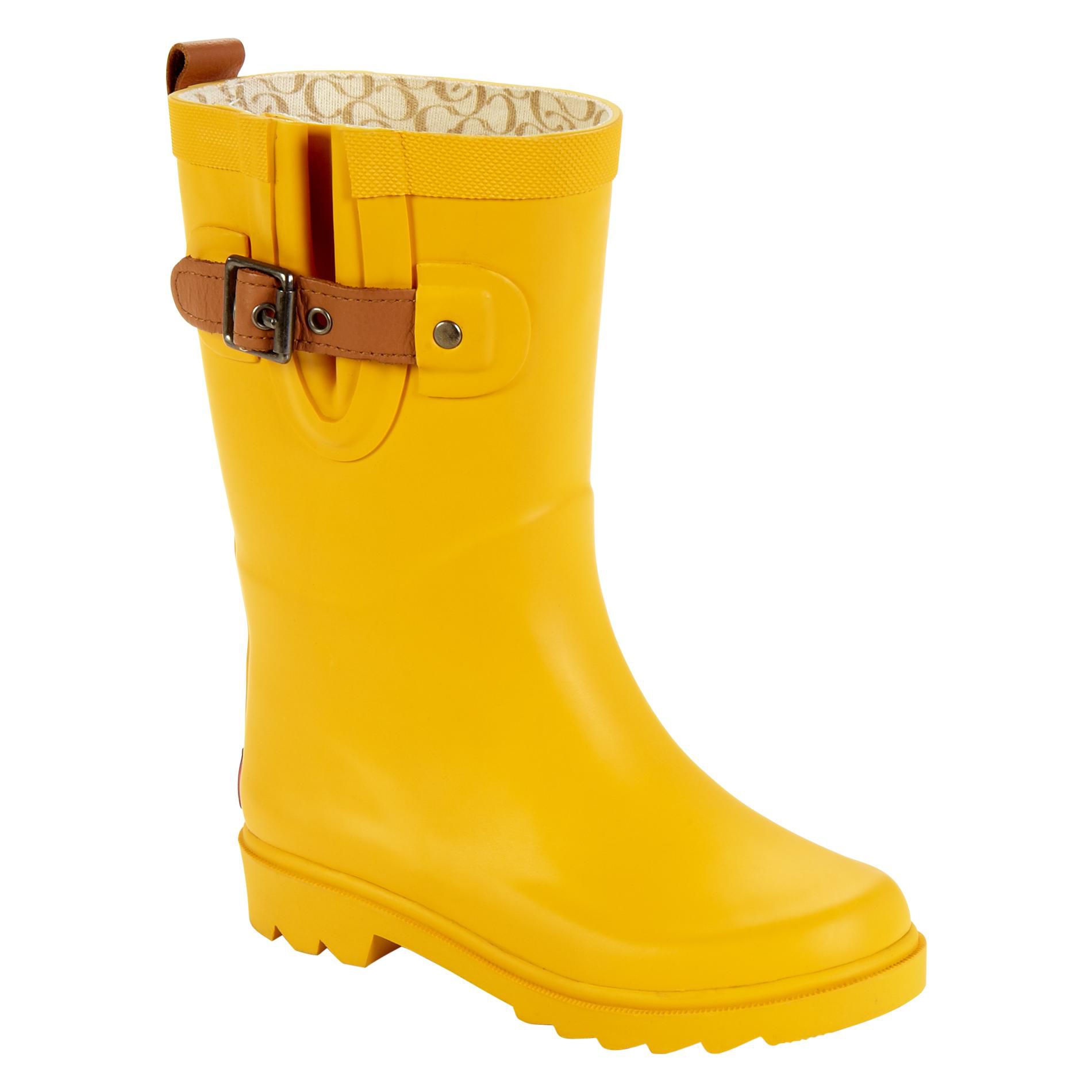 Chooka Girl's Rain Boot - Top Solid Jr - Yellow