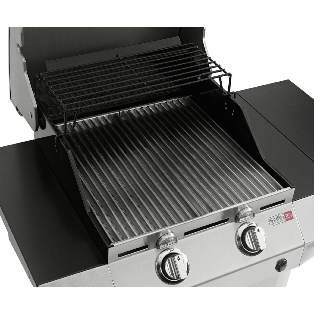 Char-Broil 2 Burner Infrared Gas Grill with Folding Side Shelves