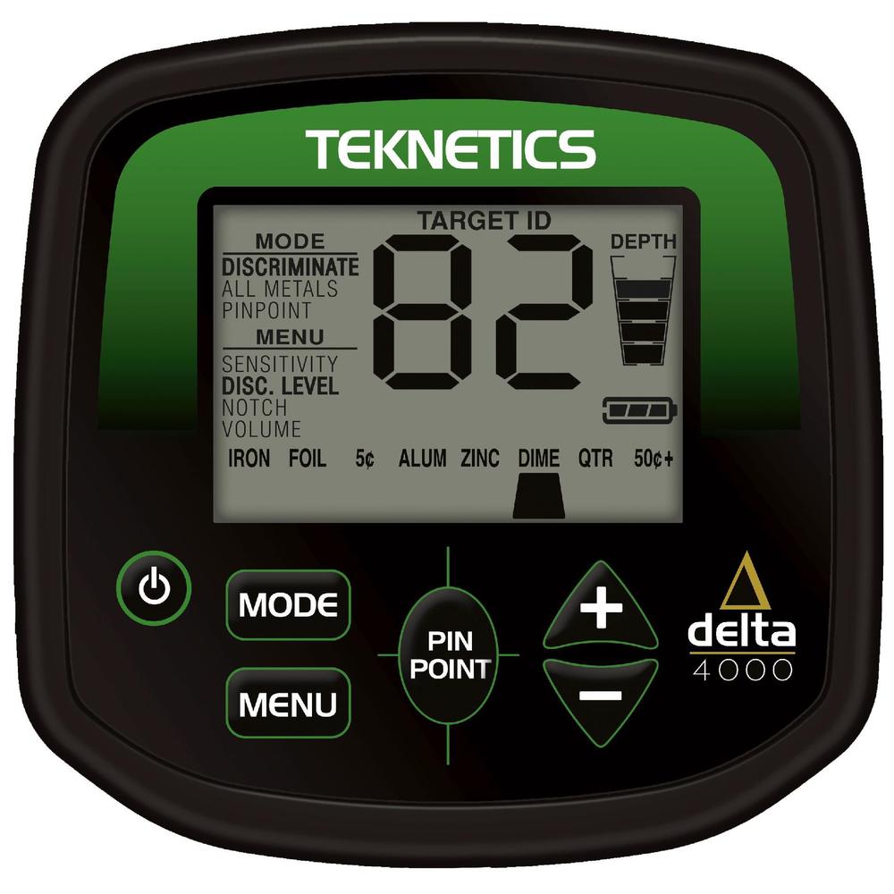Teknetics Delta 4000 Metal Detector with Accessory Kit