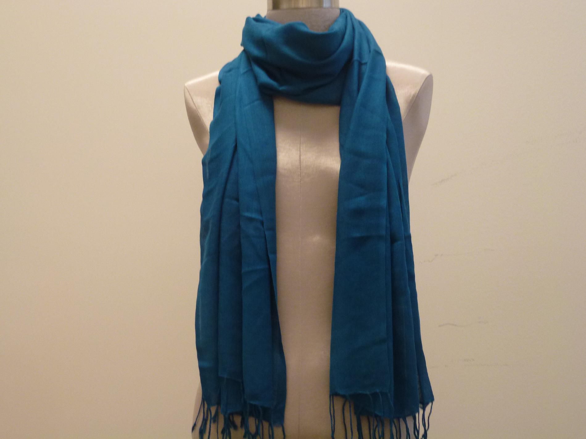 Women&#8217;s Featherweight Fringed Scarf - Solid