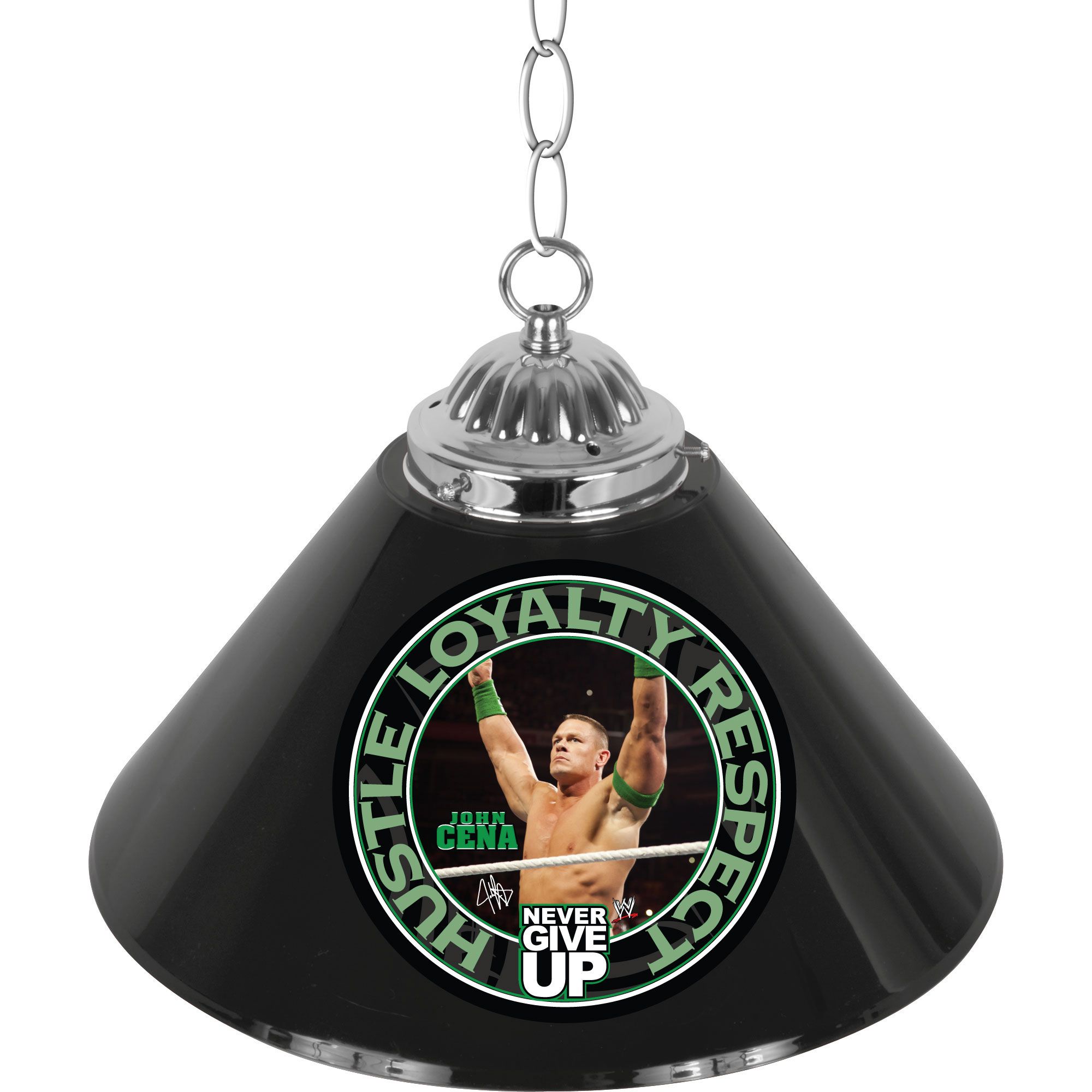Trademark Global WWE John Cena 14 Inch Single Shade Bar Lamp