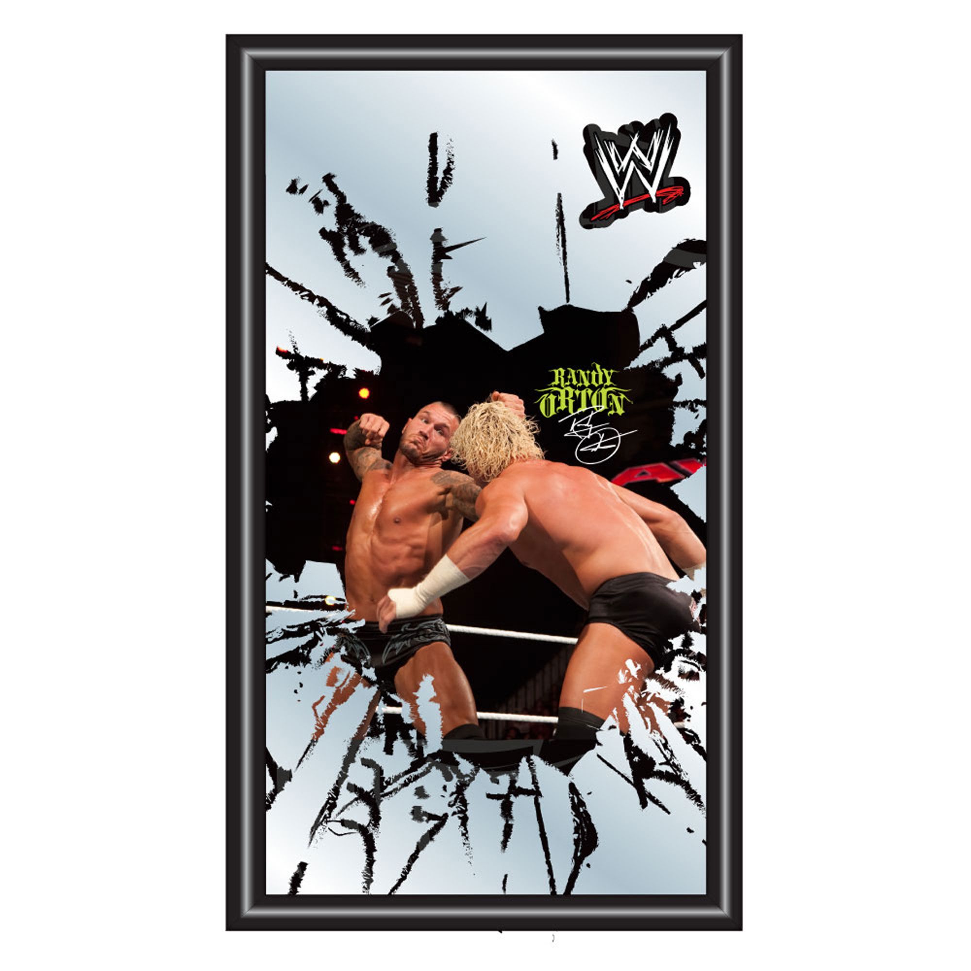 WWE Randy Orton Framed Logo Mirror