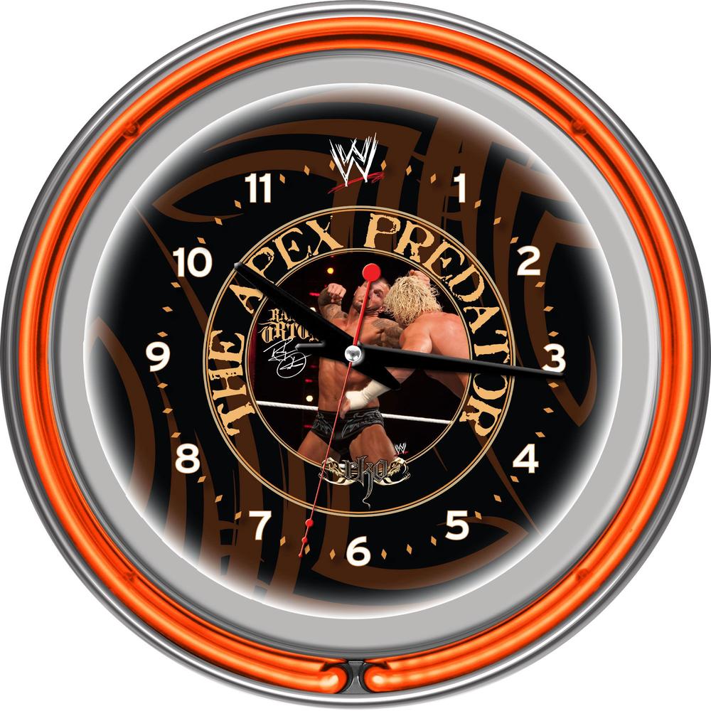 WWE Randy Orton Neon Clock - 14 inch Diameter