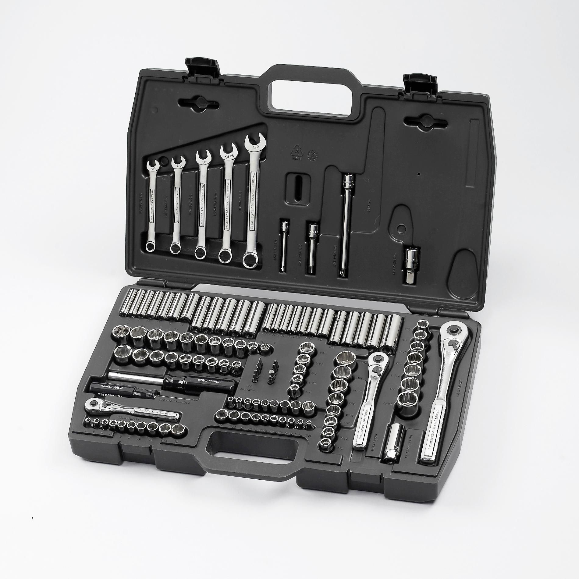 Craftsman 118 PC Professional Use Mechanics Tools Set with Case