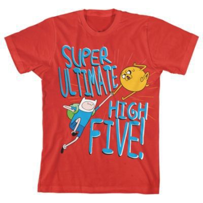 Fox Home Entertainment Adventure Time Boy's Graphic T-Shirt - High Five