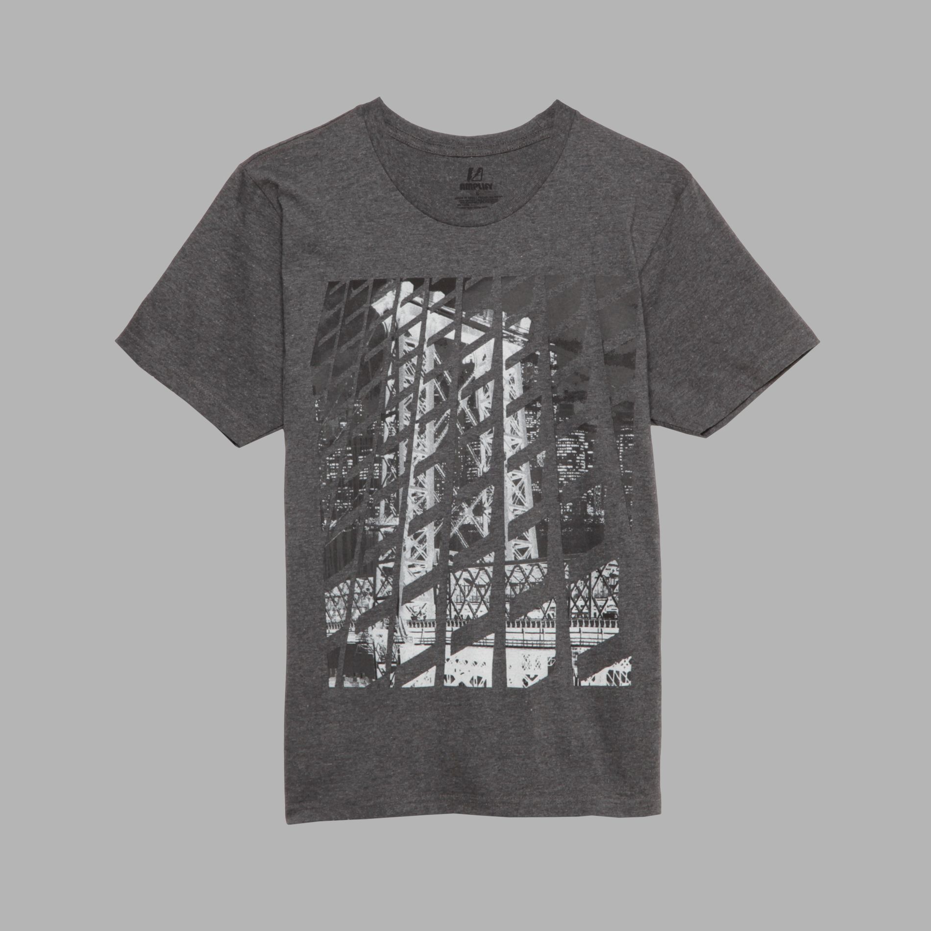 Amplify Young Men's Graphic T-Shirt - City Skyline